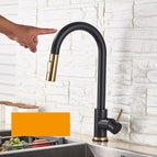 black brushed gold B with sensor