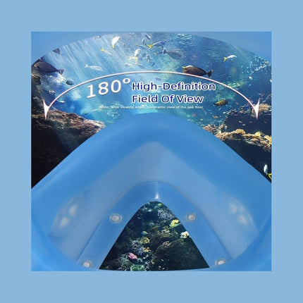 Full Face Snorkel Mask for Adults and Kids, Anti Fog Snorkeling Mask with Camera Mount
