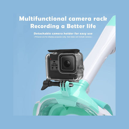 Anti Fog Snorkeling Mask with Camera Mount, 180 Degree Snorkel Gear – image 6