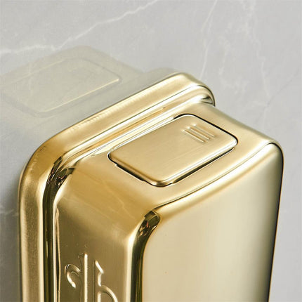 Kitchen Soap Dispenser Wall Mount, Metal Hand Soap Dispenser for Bathroom Sink – image 6