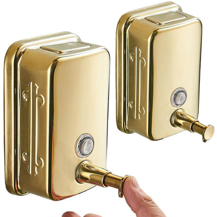 Soap Dispensers, Kitchen Soap Dispenser Wall Mount, Metal Hand Soap Dispenser for Bathroom Sink, Bathroom Accessories