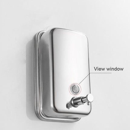 Soap Dispenser Wall Mount for Bathroom, Stainless Steel Hand Soap Dispenser for Kitchen