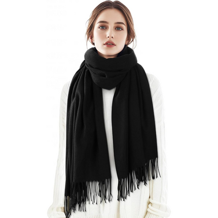 Warm Checked Neck Scarf for Cold Weather – image 8
