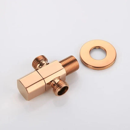 Water Shut Off Valve, Solid Brass Angle Stop Valve for Bathroom – image 14