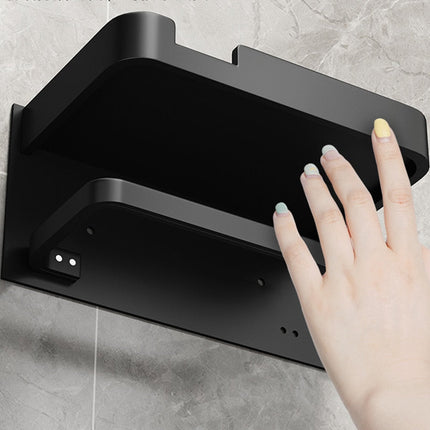 Toilet Paper Holder Wall Mounted with Shelf, Toilet Paper Rack