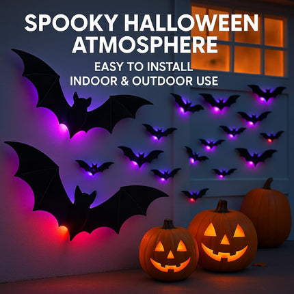 Halloween 3D Wall Decor 104 Pack, Halloween Indoor Decor