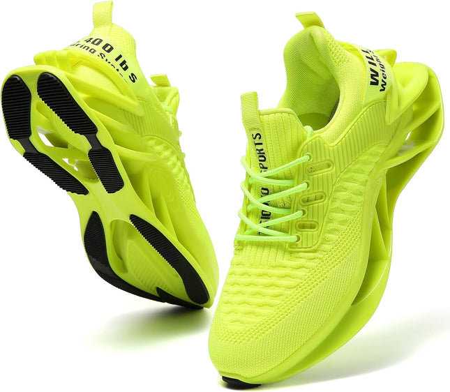 Mens Tennis Shoes, Lightweight Running Shoes for Men, Mens Sneakers with Breathable Mesh, Non Slip Shoes for Walking