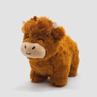 Realistic Highland Cow Plush Toys, Highland Cow Stuffed Animals with Soft Cotton Filling, Cow Plushie