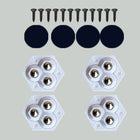 Furniture Moving Wheels Set of 4, 360 Degree Furniture Rollers for Heavy Furniture, Self Adhesive Appliance Rollers