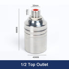Automatic Water Shut Off Valve, Stainless Steel Float Valve for Water Tank, Float Ball Valve for Pond and Pool