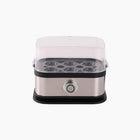 Electric Egg Cooker with Transparent Lid, Egg Boiler, Egg Steamer for Vegetables and Snacks, Small Kitchen Appliances