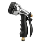 Watering Gun for Garden Hose, Metal Hose Nozzle with Adjustable Spray Patterns, Garden Hose Spray Gun for Car Wash