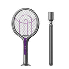 Electric Fly Swatter, Rechargeable Bug Zapper Racket, 2 in 1 Mosquito Killer, Mosquito Trap with UV Light