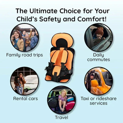 Booster Seat with Harness, Toddler Car Seat for Travel