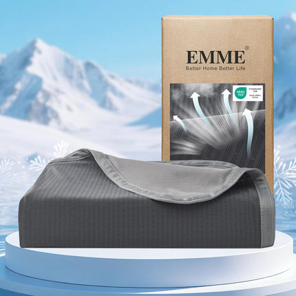 Chill Comfort | Breathable Cooling Blanket with Double-Sided Design | Lightweight Throw for Hot Sleepers and Night Sweats