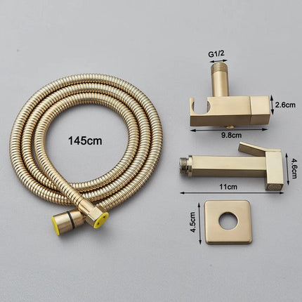 Stainless Steel Toilet Bidet Sprayer with Hose – image 6
