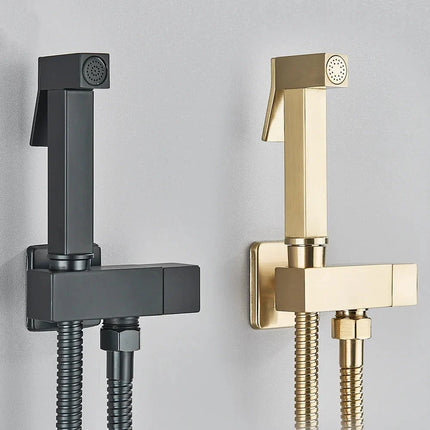 Handheld Bidet Sprayer, Stainless Steel Toilet Bidet Sprayer with Hose, Wall Mount Toilet Sprayer for Bathroom