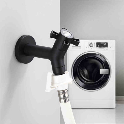 Outdoor Water Faucet, Black Stainless Steel Outdoor Spigot