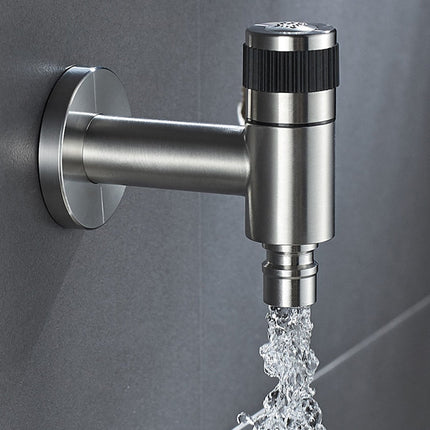 Outdoor Water Faucet, Garden Hose Faucet with Long Spout