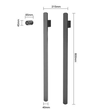 Electric Towel Warmer, Heated Towel Rail with Smart Temperature Control and Timer – image 5