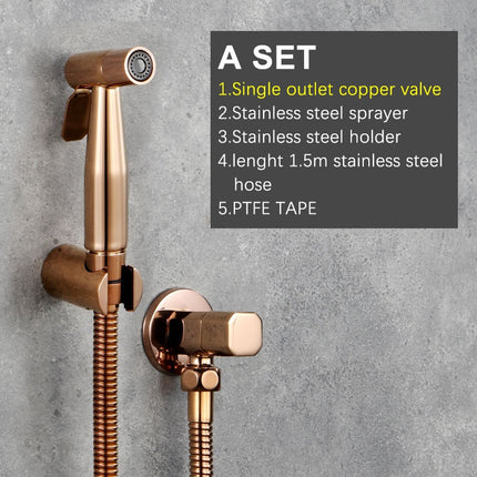 Handheld Toilet Bidet Sprayer with Hose and Holder – image 22