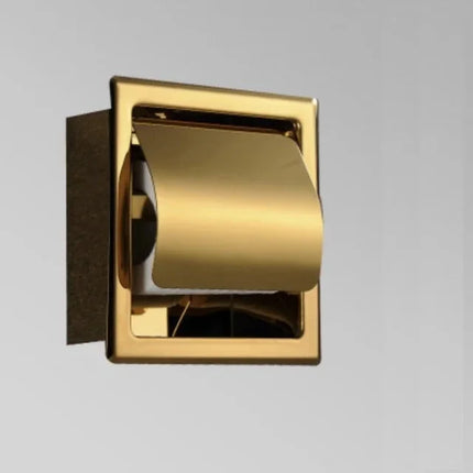 Recessed Toilet Paper Holder, In Wall Toilet Paper Holder in Polished Stainless Steel – image 8