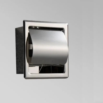 Recessed Toilet Paper Holder, In Wall Toilet Paper Holder in Polished Stainless Steel – image 4