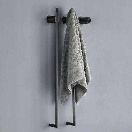 Electric Towel Warmer for Bathroom, Heated Towel Rack Wall Mounted with Timer – image 8