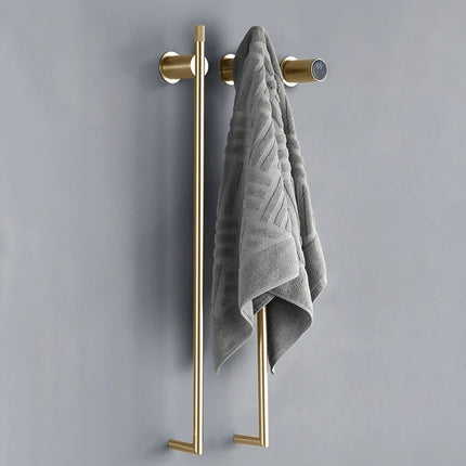 Electric Towel Warmer for Bathroom, Heated Towel Rack Wall Mounted with Timer – image 10