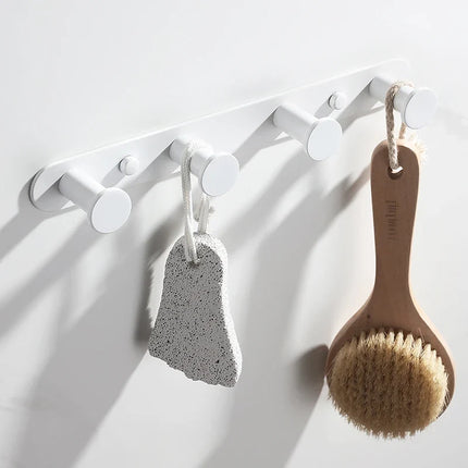Wall Hooks for Bathroom, Robe Hook Rail