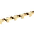 brushed gold 8 hooks