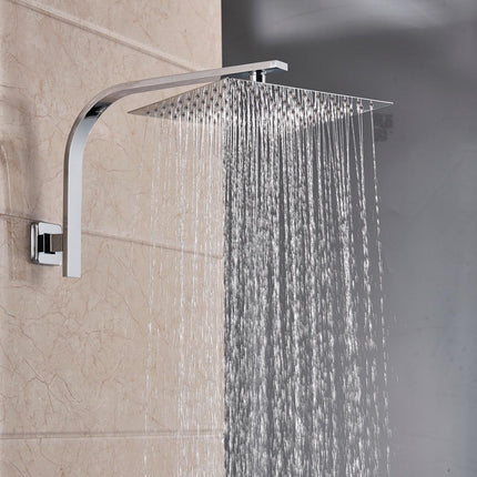 Rain Shower Head with Arm, Wall Mounted Rainfall Shower Head – image 4