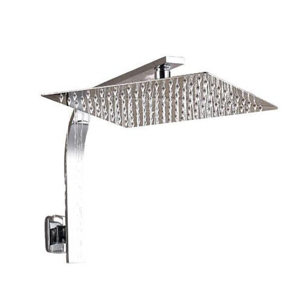 Rain Shower Head with Arm, Wall Mounted Rainfall Shower Head – image 7