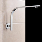Rain Shower Head with Arm, Wall Mounted Rainfall Shower Head 8 or 10 Inch, Shower Arm in Chrome