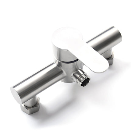 Shower Faucet Wall Mounted, Metal Handle Shower Faucet for Hot and Cold Water – image 5