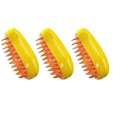 3-in-1 Pet Grooming Brush with Fine Teeth for Gentle De-Shedding | Lightweight Design for All Pets