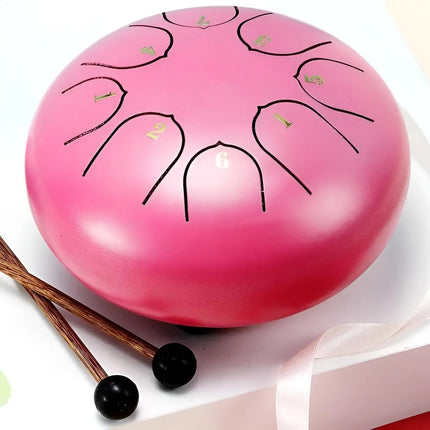 Steel Tongue Drum, Handmade Percussion Instrument for Meditation – image 6