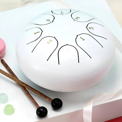 Steel Tongue Drum, Handmade Percussion Instrument for Meditation – image 9