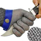 Cut Resistant Gloves, Stainless Steel Mesh Safety Gloves for Butcher and Kitchen, Protective Work Gloves