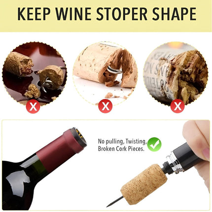 Air Pump Wine Bottle Opener – image 4