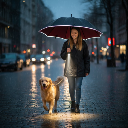 Rain Umbrella with LED Light