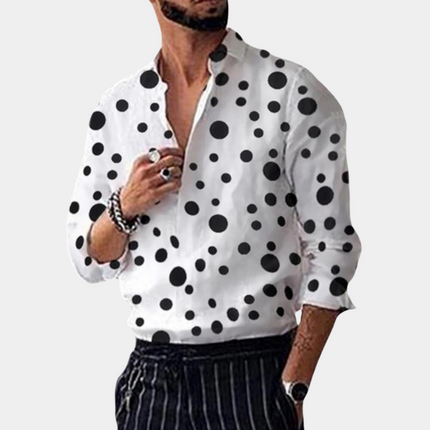 Polka Dot Mens Shirt