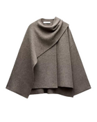 Winter Ponchos for Women, Asymmetrical Poncho Cape, Womens Poncho with Loose Fit, Ladies Winter Clothing