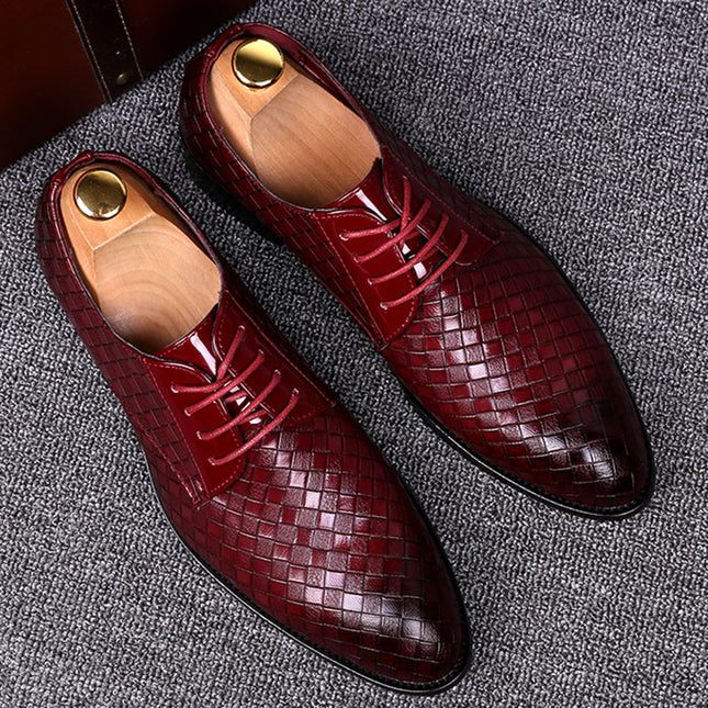 Mens Dress Shoes, Leather Lace Up Dress Shoes for Business and Office, Mens Leather Shoes for Wedding and Prom