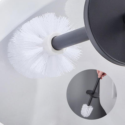 Toilet Brush and Holder Set, Aluminum Toilet Cleaning Brush