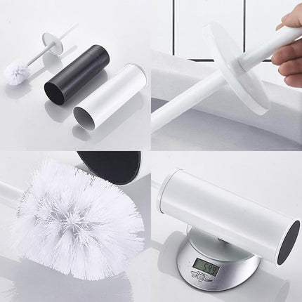Toilet Brush and Holder Set, Freestanding Toilet Bowl Brush – image 4