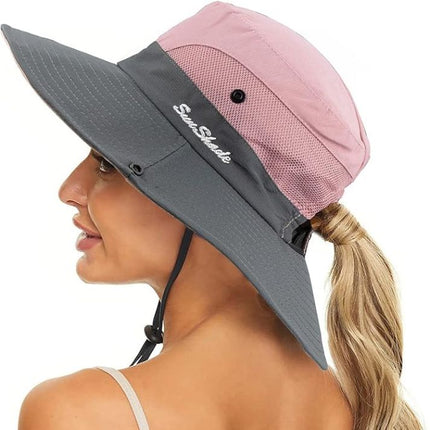 Sun Hat for Women, Wide Brim Hat with UV Protection – image 4
