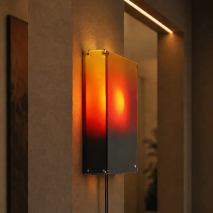 Artistic Sunset Wall Light with Cordless Design | Adjustable Brightness for Cozy Ambient Illumination