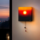 Artistic Sunset Wall Light with Cordless Design | Adjustable Brightness for Cozy Ambient Illumination