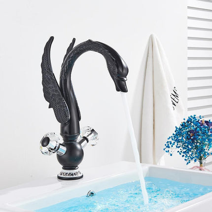 Single Hole Brass Swan Faucet for Basin – image 9